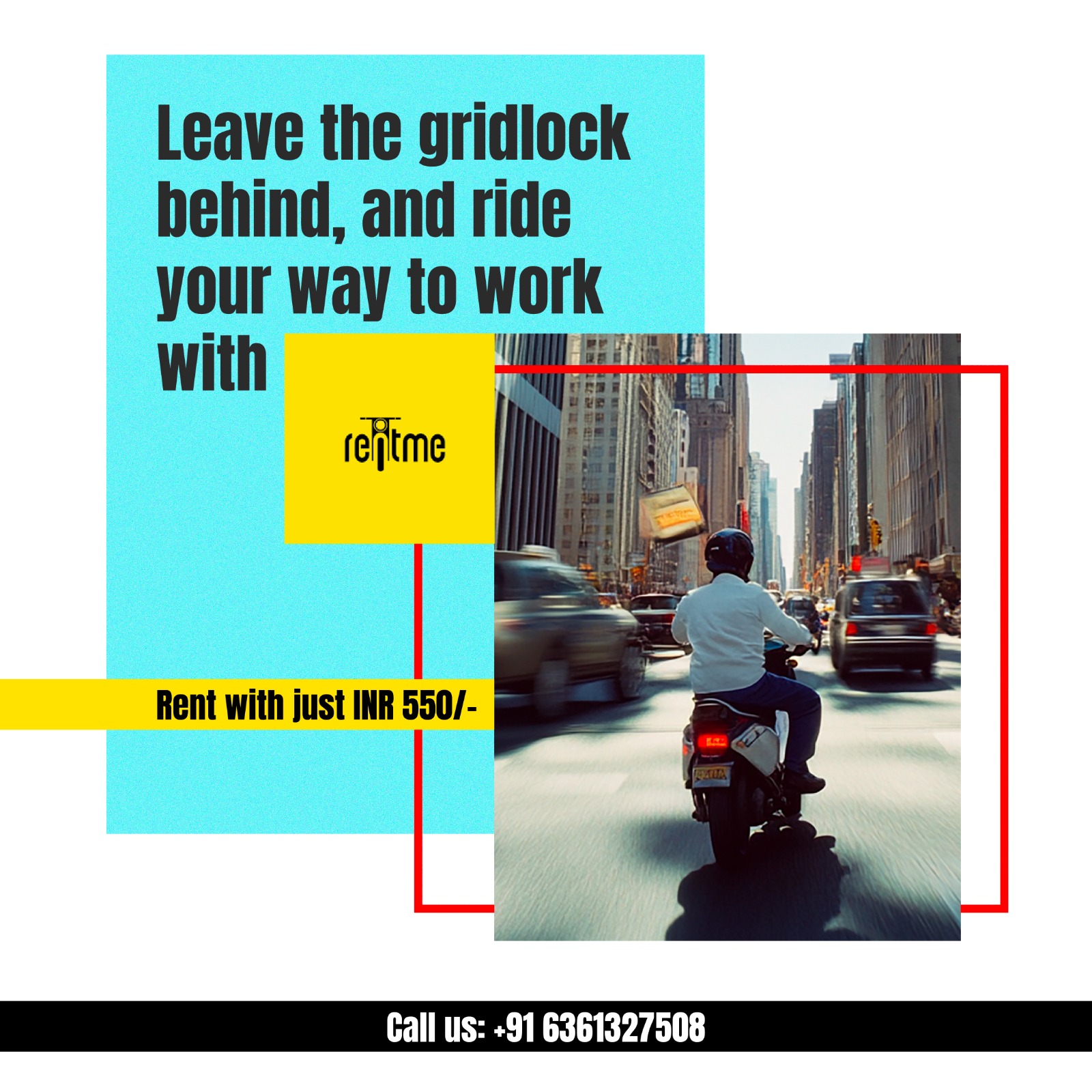 Leave the gridlock behind — rentme