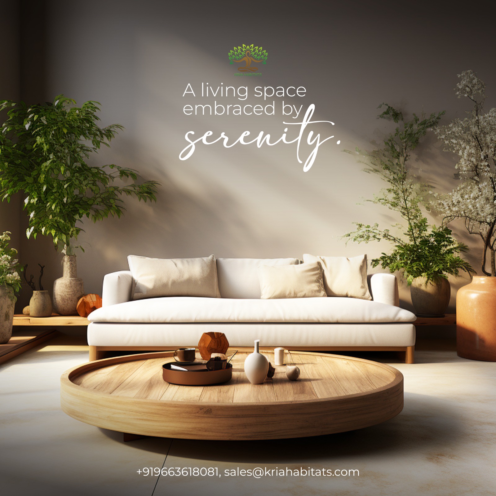 A living space embraced by serenity